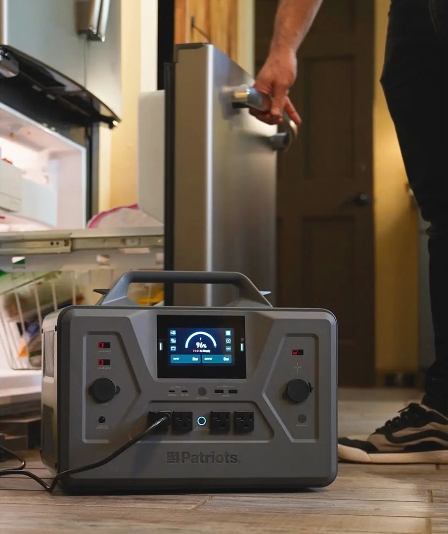 No gas, no fumes, no cord run to the garage &mdash; it sits in the kitchen, charged and ready for the fridge.