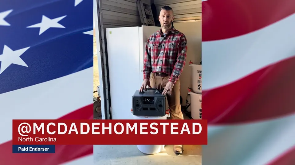 Video: McDade Homestead keeps freezer and farm backup power ready with the Patriot Power Generator 2200X