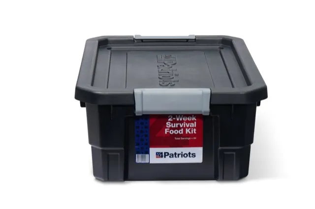 One 2-Week Survival Food Kit tote — the everyday offer