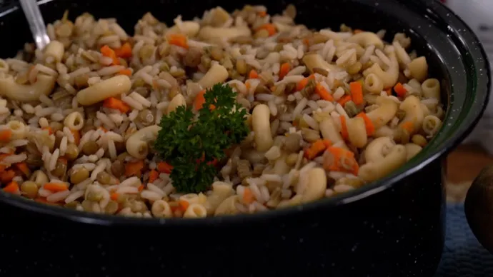 Fireside Stew — prepared