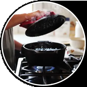 Step 1: boil water in a pot