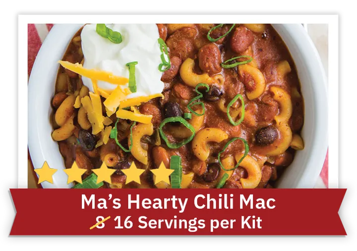 Ma's Hearty Chili Mac