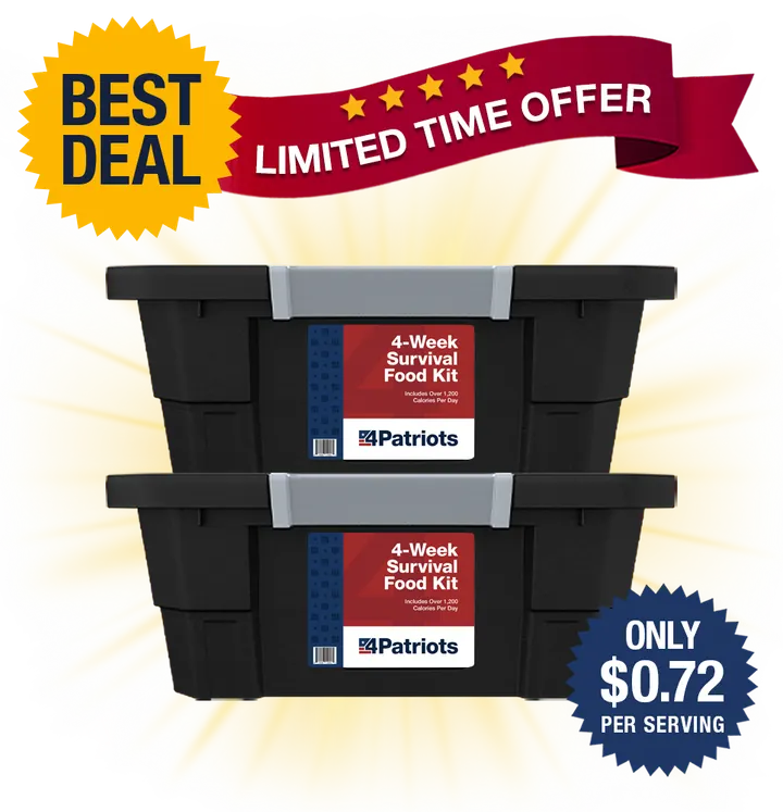 4-Week Survival Food Kit BOGO