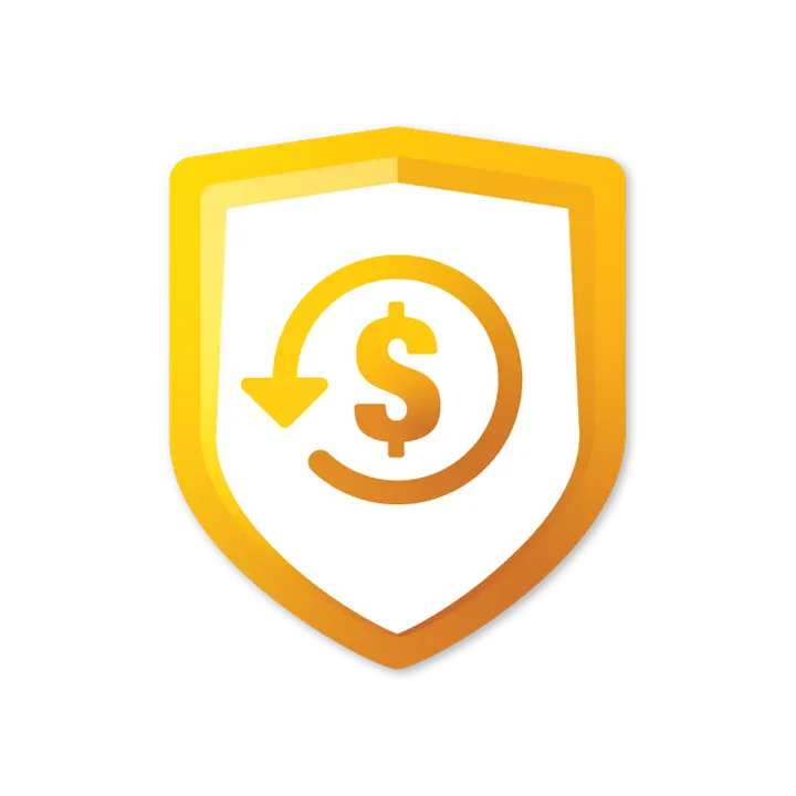 100 percent risk free badge