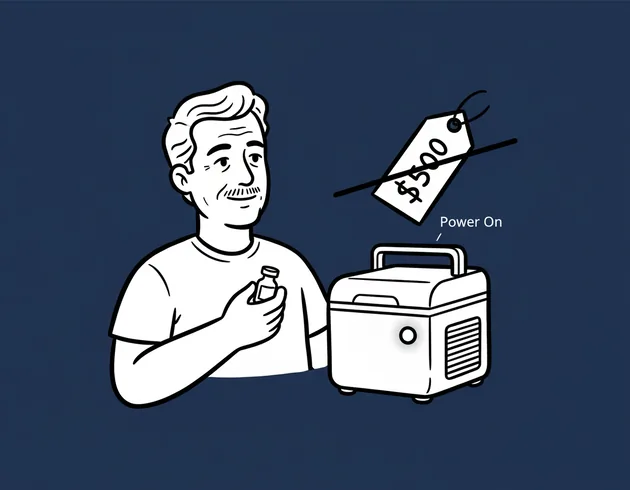 Illustration: Temperature-sensitive medicine protection