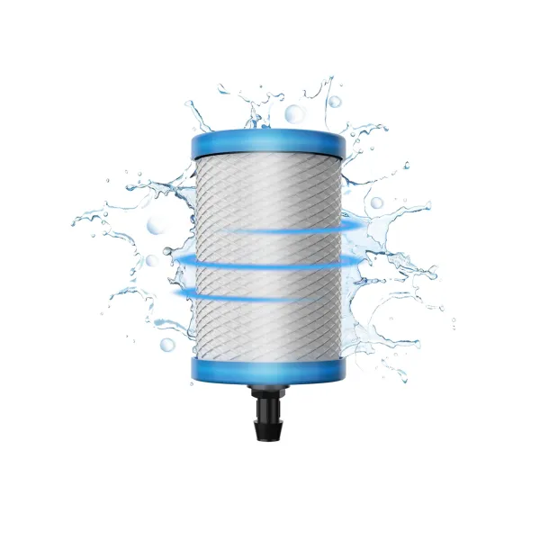 Nanomesh replacement filter with protective outer layer illustration