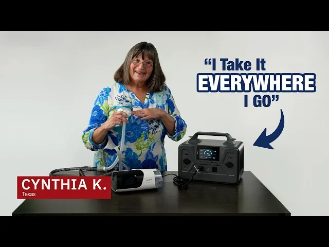 Video: Cynthia K. shows how she takes the Patriot Power Generator 1200 everywhere