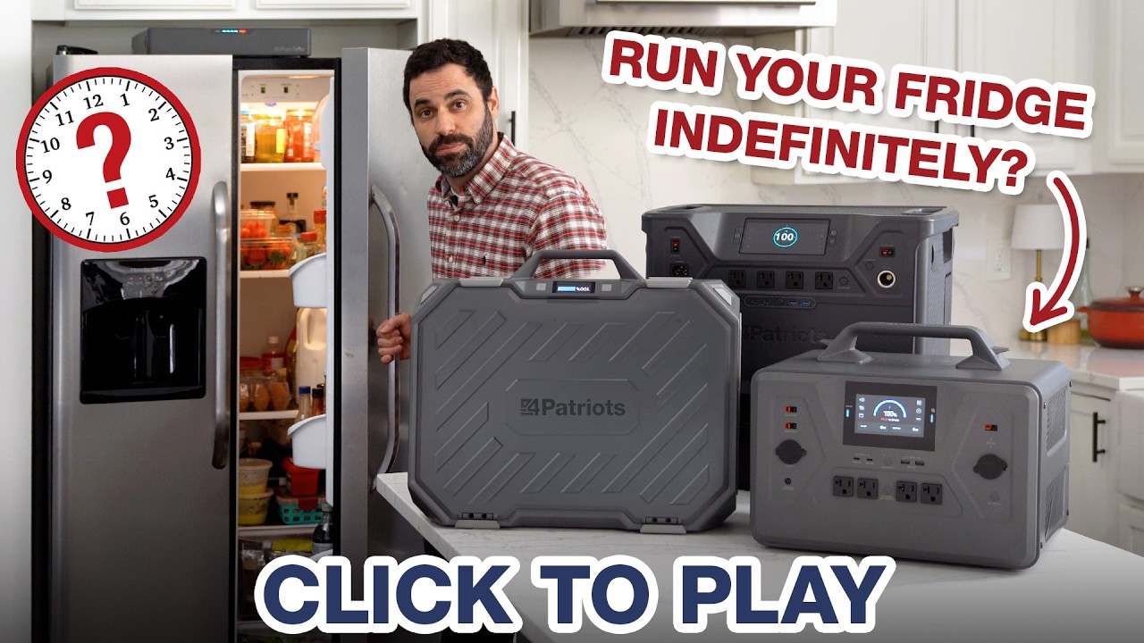 Video: fridge smart-cycling demonstration on the Patriot Power Generator