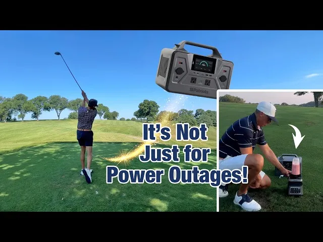 Video: Toc.golf uses the Patriot Power Generator 1200 as a rolling tailgate