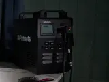 Patriot Power Generator 1800 powering a bathroom during a blackout
