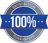 100% satisfaction guarantee seal