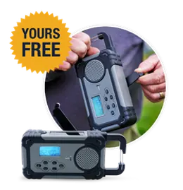 Liberty Band emergency solar radio